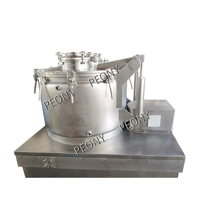 SS304 Ethanol Cbd Oil Separator Basket Centrifuge Top Discharging