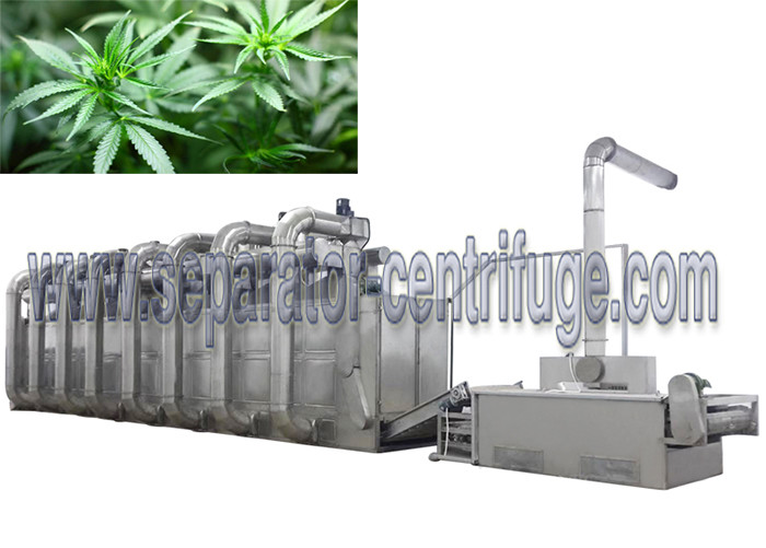 304 دستگاه خشک کن صنعتی فلزی تسمه نقاله برای گیاه گیاه دارویی CBD علفی