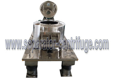 Hydraulic Scraper Bottom Horizontal Centrifuge Equipment / Perforated Basket Centrifuge