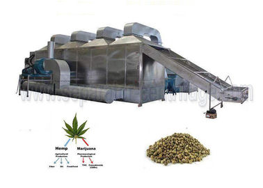چرخاندن کلید دستگاه خشک کن کمربند حمل کننده برای گیاه ماریجان CBD روغن سیستم استخراج اتانول سرد