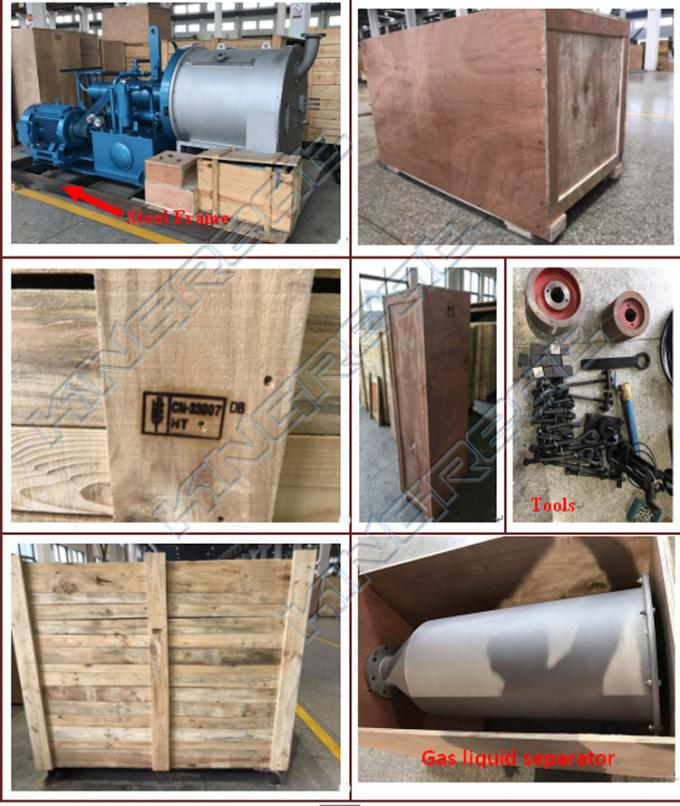 2 مرحله فشرده کننده سانتریفیوژ ماشین آلات تولید نمک دریا برای خط تولید نمک 5